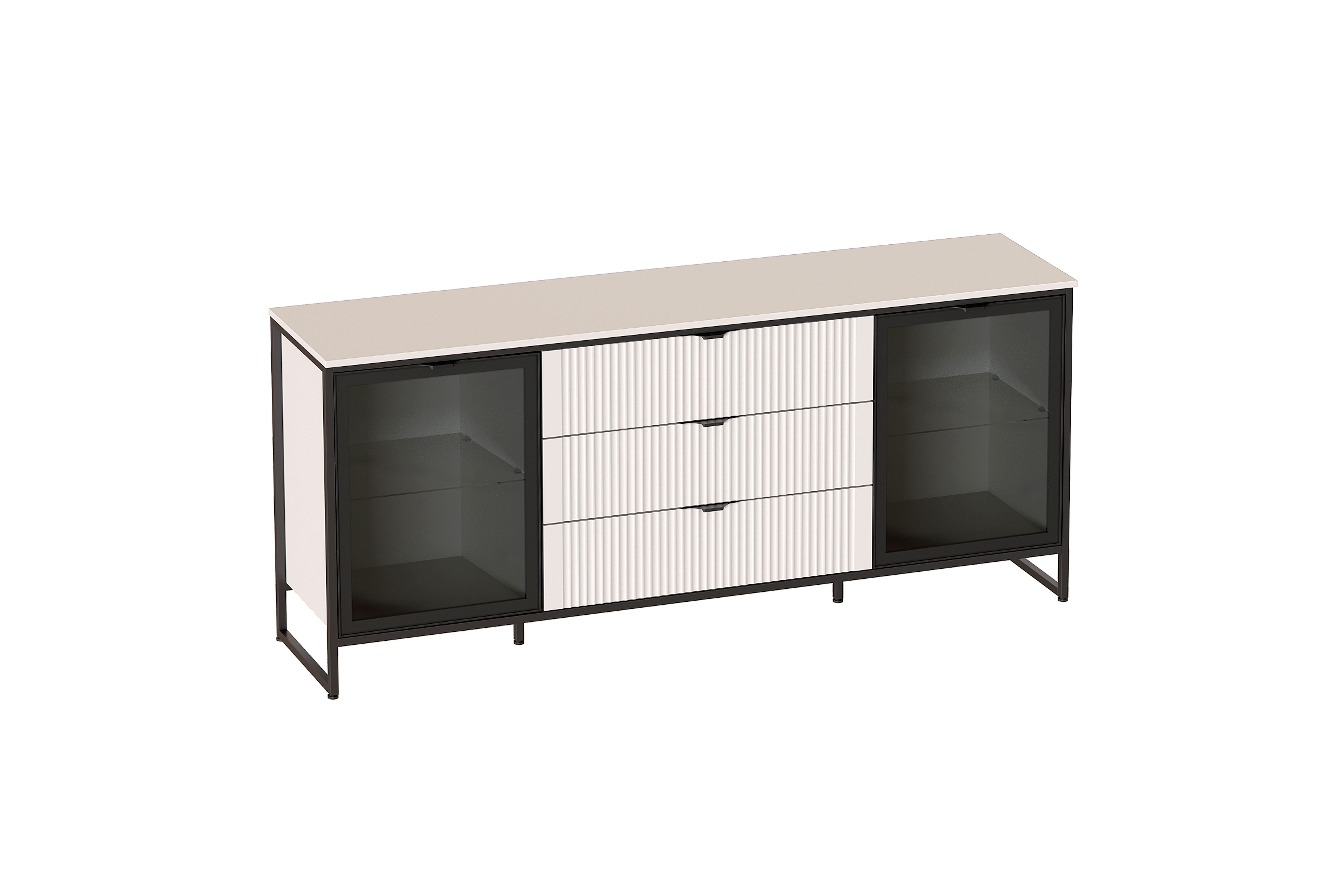 Тумба 2 дв 3 ящ "Нора" гостиная