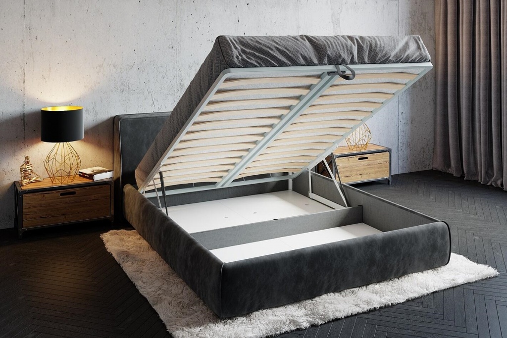 Кровать с подъемным механизмом Кровать с подъемным механизмом