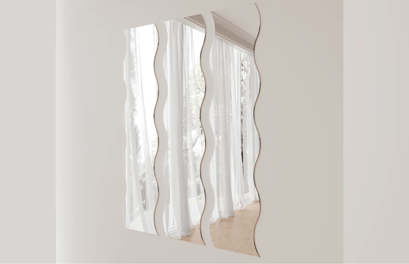 Зеркало Z-07 настенное Волна производства «Мебельград» Зеркало Z-07 настенное Волна производства «Мебельград»