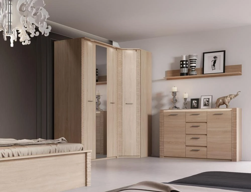 Шкаф трехдверный «Элана» от фабрики «Мебельград» Шкаф трехдверный «Элана» от фабрики «Мебельград»