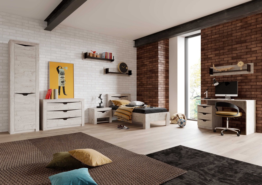 Гарнитур для молодёжной комнаты "Соренто" Гарнитур для молодёжной комнаты "Соренто"