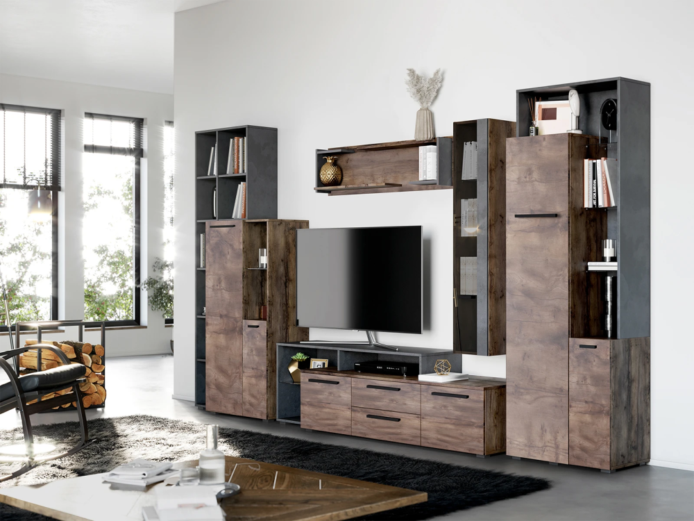 Модульная гостиная «Глазго» производства «Мебельград» Модульная гостиная «Глазго» производства «Мебельград»