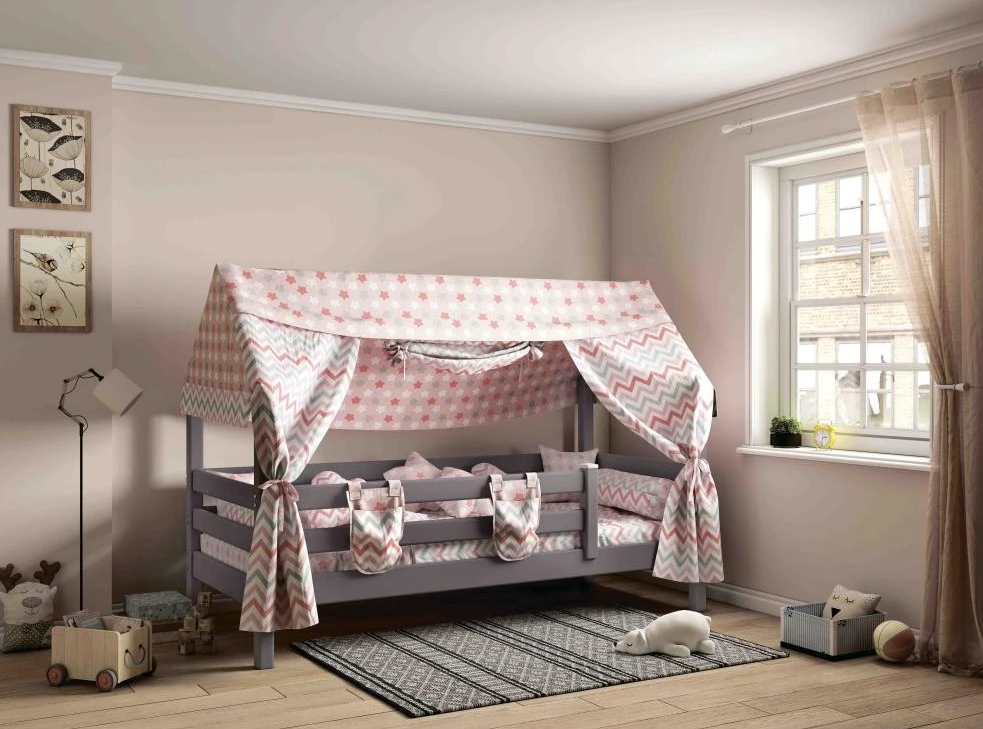 Детская кровать Соня с балдахином Детская кровать Соня с балдахином