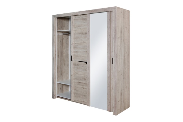 Шкаф 3 дв. с раздвижными дверями "Соренто" спальня Дуб бонифаций