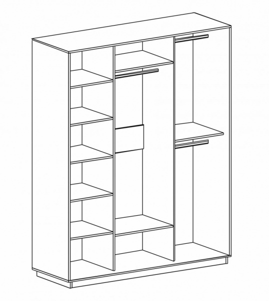 Шкаф-купе "Леон 2" с фотопечатью на стекле "Лондон"