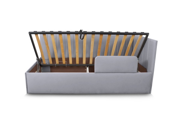 Кровать "Хеппи-2" Вариант 2 Мора серый