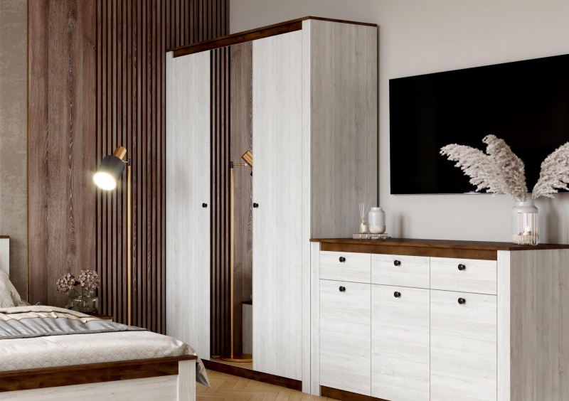 Шкаф трехдверный "Даллас" спальня